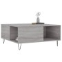 Mesa de centro madera contrachapada gris Sonoma 80x80x36,5 cm en Mesas de centro | Comprar online en Foru.es