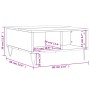 Mesa de centro madera de ingeniería blanco 60x60x30 cm de vidaXL, Mesas de centro - Ref: Foro24-827036, Precio: 45,04 €, Desc...
