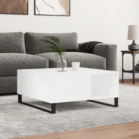 Mesa de centro madera contrachapada blanco 80x80x36,5 cm en Mesas de centro | Comprar online en Foru.es