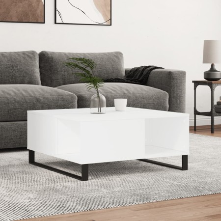 Mesa de centro madera contrachapada blanco 80x80x36,5 cm en Mesas de centro | Comprar online en Foru.es