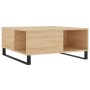 Mesa de centro madera contrachapada roble Sonoma 80x80x36,5 cm en Mesas de centro | Comprar online en Foru.es