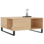 Mesa de centro madera contrachapada roble Sonoma 80x80x36,5 cm en Mesas de centro | Comprar online en Foru.es