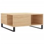 Mesa de centro madera contrachapada roble Sonoma 80x80x36,5 cm en Mesas de centro | Comprar online en Foru.es