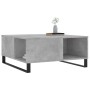 Mesa de centro madera contrachapada gris hormigón 80x80x36,5 cm en Mesas de centro | Comprar online en Foru.es