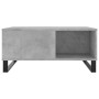 Mesa de centro madera contrachapada gris hormigón 80x80x36,5 cm en Mesas de centro | Comprar online en Foru.es