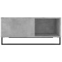 Mesa de centro madera contrachapada gris hormigón 80x80x36,5 cm en Mesas de centro | Comprar online en Foru.es