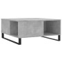 Mesa de centro madera contrachapada gris hormigón 80x80x36,5 cm en Mesas de centro | Comprar online en Foru.es