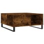 Mesa de centro madera contrachapada roble ahumado 80x80x36,5 cm en Mesas de centro | Comprar online en Foru.es