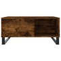 Mesa de centro madera contrachapada roble ahumado 80x80x36,5 cm en Mesas de centro | Comprar online en Foru.es