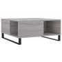 Mesa de centro madera contrachapada gris Sonoma 80x80x36,5 cm en Mesas de centro | Comprar online en Foru.es