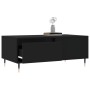 Mesa de centro madera contrachapada negro 90x50x36,5 cm en Mesas de centro | Comprar online en Foru.es