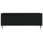 Mesa de centro madera contrachapada negro 90x50x36,5 cm en Mesas de centro | Comprar online en Foru.es