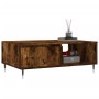 Mesa de centro madera de ingeniería roble ahumado 90x60x35 cm de vidaXL, Mesas de centro - Ref: Foro24-827057, Precio: 74,83 ...