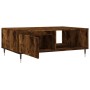 Mesa de centro madera de ingeniería roble ahumado 90x60x35 cm de vidaXL, Mesas de centro - Ref: Foro24-827057, Precio: 74,83 ...