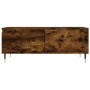 Mesa de centro madera contrachapada roble ahumado 90x50x36,5 cm en Mesas de centro | Comprar online en Foru.es