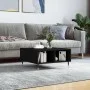 Black engineered wood coffee table 60x60x30 cm by vidaXL, Coffee table - Ref: Foro24-827029, Price: 45,58 €, Discount: %