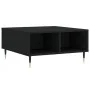 Black engineered wood coffee table 60x60x30 cm by vidaXL, Coffee table - Ref: Foro24-827029, Price: 45,58 €, Discount: %