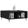 Black engineered wood coffee table 60x60x30 cm by vidaXL, Coffee table - Ref: Foro24-827029, Price: 45,58 €, Discount: %