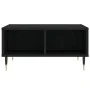 Black engineered wood coffee table 60x60x30 cm by vidaXL, Coffee table - Ref: Foro24-827029, Price: 45,58 €, Discount: %