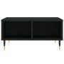 Mesa de centro madera de ingeniería negro 60x60x30 cm de vidaXL, Mesas de centro - Ref: Foro24-827029, Precio: 46,14 €, Descu...