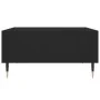 Black engineered wood coffee table 60x60x30 cm by vidaXL, Coffee table - Ref: Foro24-827029, Price: 45,58 €, Discount: %