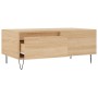 Mesa de centro madera contrachapada roble Sonoma 90x50x36,5 cm en Mesas de centro | Comprar online en Foru.es