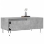 Mesa de centro madera contrachapada gris hormigón 90x50x36,5 cm en Mesas de centro | Comprar online en Foru.es