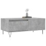 Mesa de centro madera contrachapada gris hormigón 90x50x36,5 cm en Mesas de centro | Comprar online en Foru.es