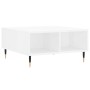 Mesa de centro madera de ingeniería blanco brillo 60x60x30 cm de vidaXL, Mesas de centro - Ref: Foro24-827030, Precio: 48,05 ...