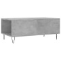Mesa de centro madera contrachapada gris hormigón 90x50x36,5 cm en Mesas de centro | Comprar online en Foru.es