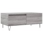Mesa de centro madera contrachapada gris Sonoma 90x50x36,5 cm en Mesas de centro | Comprar online en Foru.es