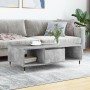 Mesa de centro madera de ingeniería gris hormigón 104x60x35 cm de vidaXL, Mesas de centro - Ref: Foro24-827080, Precio: 66,99...