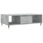 Mesa de centro madera de ingeniería gris hormigón 104x60x35 cm de vidaXL, Mesas de centro - Ref: Foro24-827080, Precio: 66,99...