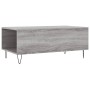 Mesa de centro madera contrachapada gris Sonoma 90x50x36,5 cm en Mesas de centro | Comprar online en Foru.es