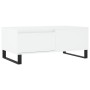 Mesa de centro madera contrachapada blanco 90x50x36,5 cm en Mesas de centro | Comprar online en Foru.es