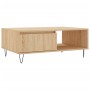 Mesa de centro madera de ingeniería roble Sonoma 90x60x35 cm de vidaXL, Mesas de centro - Ref: Foro24-827063, Precio: 60,06 €...