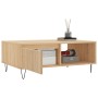 Mesa de centro madera de ingeniería roble Sonoma 90x60x35 cm de vidaXL, Mesas de centro - Ref: Foro24-827063, Precio: 60,06 €...