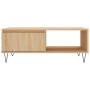 Mesa de centro madera de ingeniería roble Sonoma 90x60x35 cm de vidaXL, Mesas de centro - Ref: Foro24-827063, Precio: 60,06 €...
