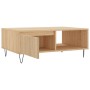 Mesa de centro madera de ingeniería roble Sonoma 90x60x35 cm de vidaXL, Mesas de centro - Ref: Foro24-827063, Precio: 60,06 €...