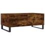 Mesa de centro madera contrachapada roble ahumado 90x50x36,5 cm en Mesas de centro | Comprar online en Foru.es