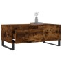 Mesa de centro madera contrachapada roble ahumado 90x50x36,5 cm en Mesas de centro | Comprar online en Foru.es