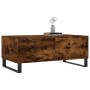 Mesa de centro madera contrachapada roble ahumado 90x50x36,5 cm en Mesas de centro | Comprar online en Foru.es
