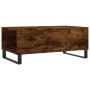 Mesa de centro madera contrachapada roble ahumado 90x50x36,5 cm en Mesas de centro | Comprar online en Foru.es