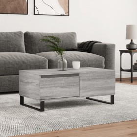 Mesa de centro madera contrachapada gris Sonoma 90x50x36,5 cm en Mesas de centro | Comprar online en Foru.es