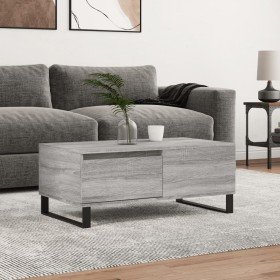 Mesa de centro madera contrachapada gris Sonoma 90x50x36,5 cm en Mesas de centro | Comprar online en Foru.es