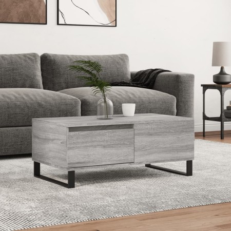 Mesa de centro madera contrachapada gris Sonoma 90x50x36,5 cm en Mesas de centro | Comprar online en Foru.es