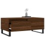 Mesa de centro madera contrachapada marrón roble 90x50x36,5 cm en Mesas de centro | Comprar online en Foru.es