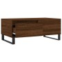 Mesa de centro madera contrachapada marrón roble 90x50x36,5 cm en Mesas de centro | Comprar online en Foru.es