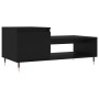 Mesa de centro madera contrachapada negro 100x50x45 cm en Mesas de centro | Comprar online en Foru.es