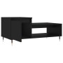 Mesa de centro madera contrachapada negro 100x50x45 cm en Mesas de centro | Comprar online en Foru.es